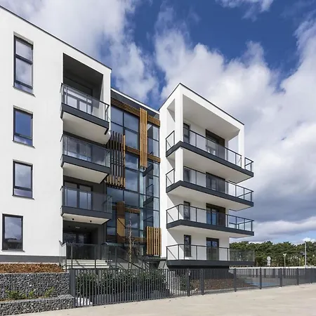 Nadmorski Navio Apartment Przy Plazy Gdaňsk Exteriér fotografie